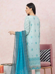 edenrobe Premium Festive Unstitched Lawn 3Pc Suit EWU22V1-26567