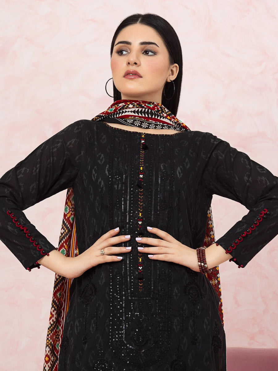 edenrobe Premium Festive Unstitched Lawn 3Pc Suit EWU22V1-26600