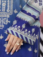 edenrobe Premium Festive Unstitched Lawn 3Pc Suit EWU22V1-26611