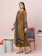 edenrobe Premium Festive Unstitched Lawn 3Pc Suit EWU22V1-26612