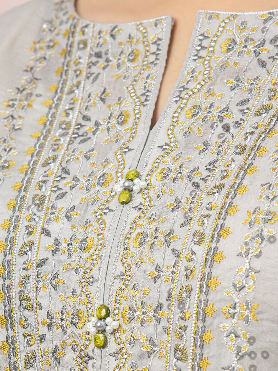 edenrobe Premium Festive Unstitched Lawn 3Pc Suit EWU22V1-26615