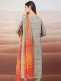 edenrobe Premium Embroidered Khaddar Unstitched 3Pc Suit EWU22V12-25006