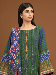 edenrobe Premium Embroidered Unstitched Viscose 3Pc EWU22V13-24049