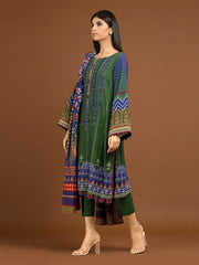 edenrobe Premium Embroidered Unstitched Viscose 3Pc EWU22V13-24049