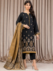 edenrobe Premium Embroidered Marina Unstitched 3Pc Suit EWU22V14-25054