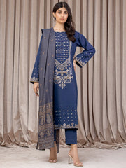 edenrobe Premium Embroidered Marina Unstitched 3Pc Suit EWU22V14-25055