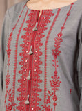 edenrobe Premium Embroidered Marina Unstitched 3Pc Suit EWU22V14-25056