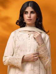 edenrobe Premium Festive Unstitched Crosshatch 3Pc Suit EWU22V17-26491