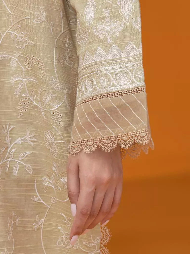 edenrobe Premium Festive Unstitched Crosshatch 3Pc Suit EWU22V17-26494