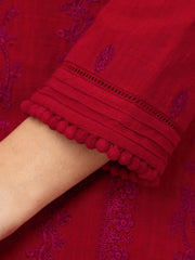 edenrobe Premium Festive Unstitched Crosshatch 3Pc Suit EWU22V17-26496