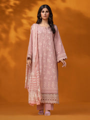 edenrobe Premium Festive Unstitched Crosshatch 3Pc Suit EWU22V17-26498