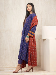 edenrobe Allure Lawn Unstitched Printed 3Pc Suit EWU23A1-26024