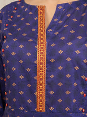 edenrobe Allure Lawn Unstitched Printed 3Pc Suit EWU23A1-26024