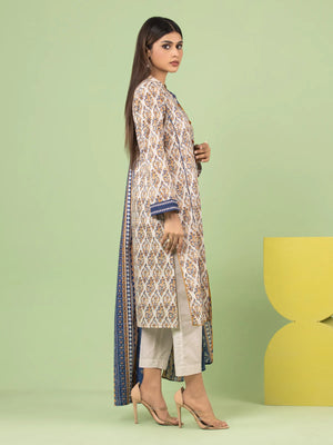 edenrobe Allure Lawn Unstitched Printed 3 Piece Suit EWU23A1-26035