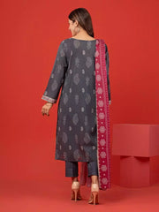 edenrobe Allure Lawn Unstitched Printed 3Pc Suit EWU23A1-26061