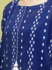 edenrobe Allure Lawn Unstitched Printed 3Pc Suit EWU23A1-26063