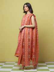 edenrobe Allure Lawn Unstitched Printed 3 Piece Suit EWU23A1-26073