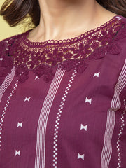 edenrobe Allure Lawn Unstitched Printed 3Pc Suit EWU23A1-26076
