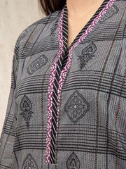 edenrobe Allure Lawn Unstitched Printed 3Pc Suit EWU23A1-26157
