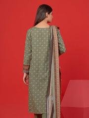 edenrobe Allure Lawn Unstitched Printed 3Pc Suit EWU23A1-26174