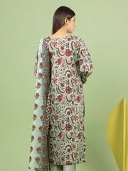 edenrobe Allure Lawn Unstitched Printed 3Pc Suit EWU23A1-26185