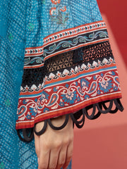 edenrobe Allure Lawn Unstitched Printed 3Pc Suit EWU23A1-26191