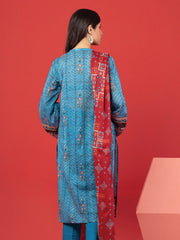 edenrobe Allure Lawn Unstitched Printed 3Pc Suit EWU23A1-26191