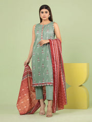 edenrobe Allure Lawn Unstitched Printed 3Pc Suit EWU23A1-26193
