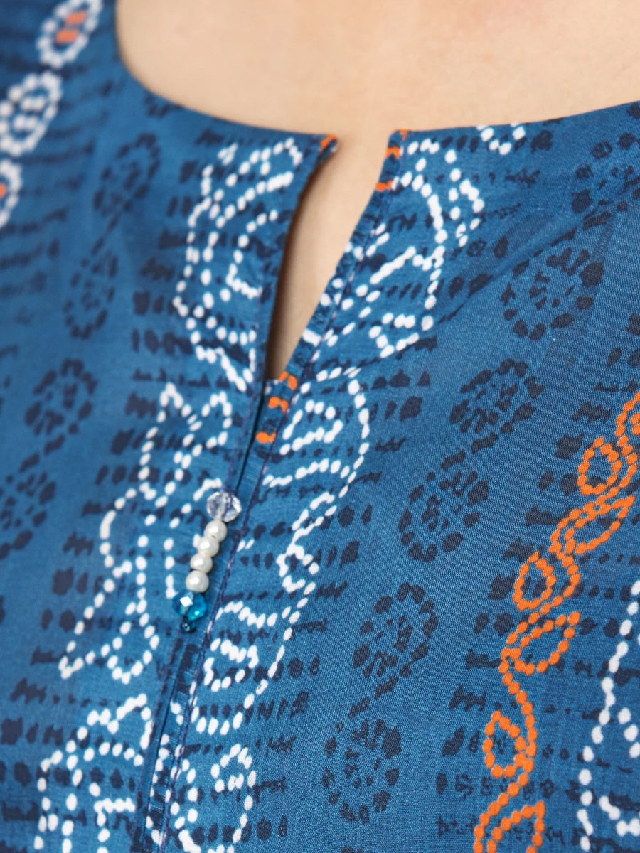 edenrobe Allure Lawn Unstitched Printed 3Pc Suit EWU23A1-26197