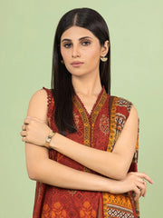 edenrobe Allure Lawn Unstitched Printed 3Pc Suit EWU23A1-26220