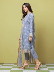 edenrobe Allure Lawn Unstitched Printed 3Pc Suit EWU23A1-26221