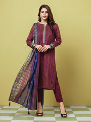 edenrobe Allure Lawn Unstitched Printed 3Pc Suit EWU23A1-26225
