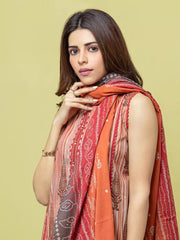 edenrobe Allure Lawn Unstitched Printed 3Pc Suit EWU23A1-26227