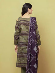 edenrobe Allure Lawn Unstitched Printed 3Pc Suit EWU23A1-26231