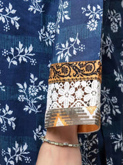 edenrobe Allure Lawn Unstitched Printed 3 Piece Suit EWU23A1-26239