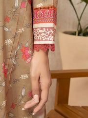 edenrobe Allure Lawn Unstitched Printed 3Pc Suit EWU23A1-26318