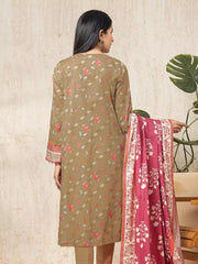 edenrobe Allure Lawn Unstitched Printed 3Pc Suit EWU23A1-26318