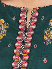 edenrobe Allure Lawn Unstitched Printed 3Pc Suit EWU23A1-26338