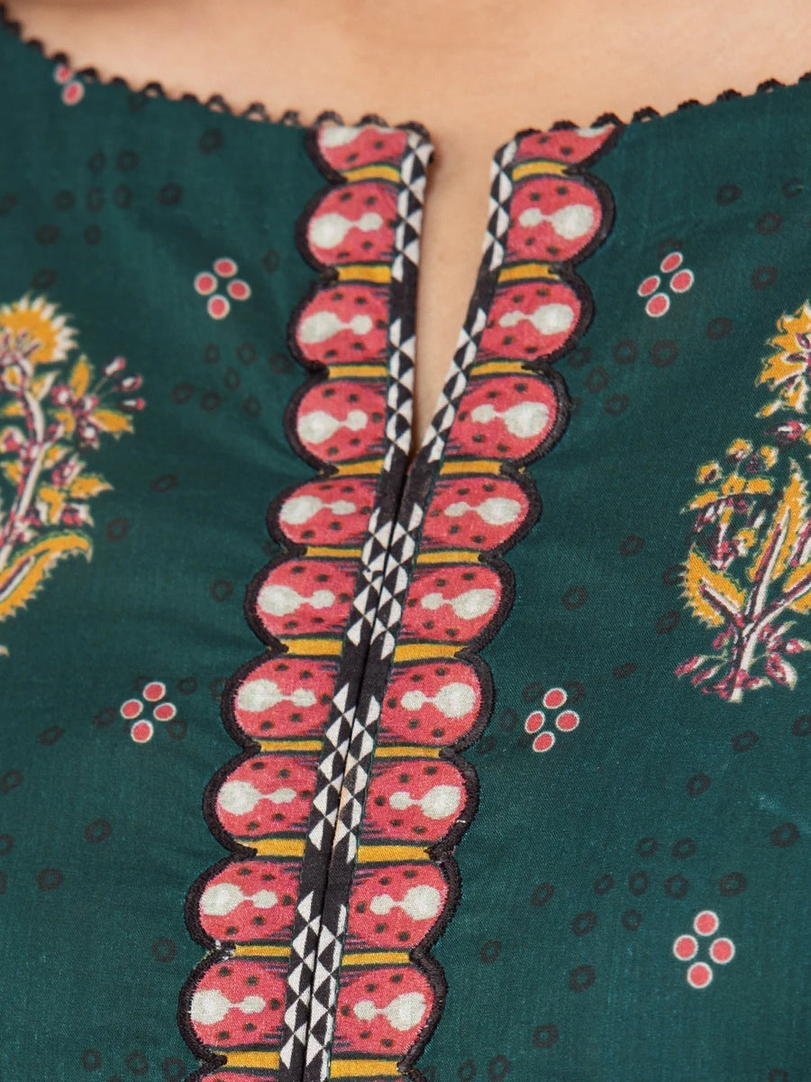 edenrobe Allure Lawn Unstitched Printed 3Pc Suit EWU23A1-26338