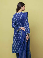 edenrobe Allure Lawn Unstitched Printed 3 Piece Suit EWU23A1-26343