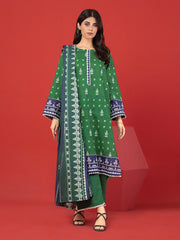 edenrobe Allure Lawn Unstitched Printed 3Pc Suit EWU23A1-26370