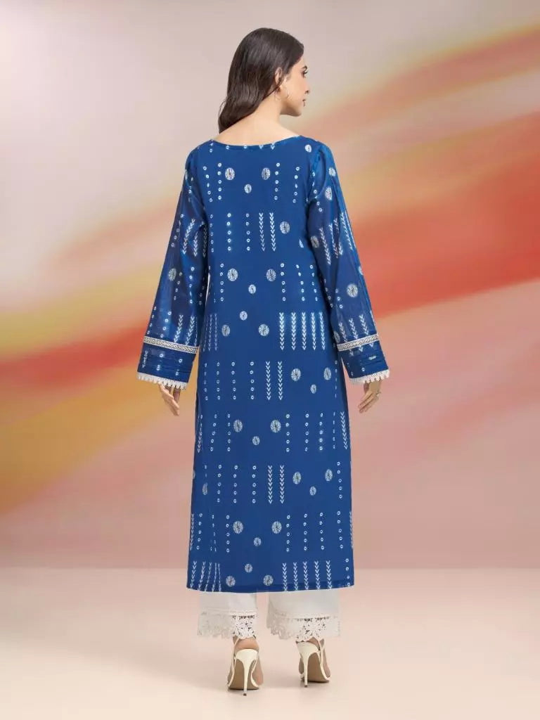 edenrobe Allure Lawn Unstitched Printed 1 Piece Suit EWU23A1-28002S