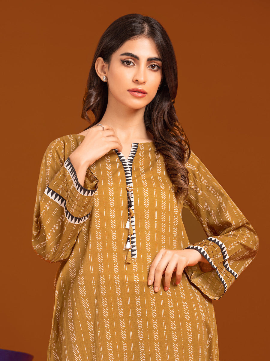 edenrobe Allure Printed Khaddar Unstitched 2Pc Suit EWU23A3-26397ST