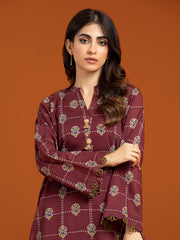 edenrobe Allure Printed Khaddar Unstitched 2Pc Suit EWU23A3-26415ST