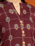 edenrobe Allure Printed Khaddar Unstitched 2Pc Suit EWU23A3-26415ST