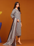 edenrobe Allure Printed Khaddar Unstitched 3Pc Suit EWU23A3-27003-3P