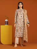 edenrobe Allure Printed Khaddar Unstitched 3Pc Suit EWU23A3-27014-3P