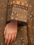 edenrobe Allure Printed Khaddar Unstitched 3Pc Suit EWU23A3-27110-3P