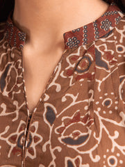 edenrobe Allure Printed Khaddar Unstitched 3Pc Suit EWU23A3-27127-3P