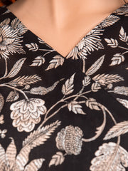 edenrobe Allure Printed Khaddar Unstitched 3Pc Suit EWU23A3-27197-3P